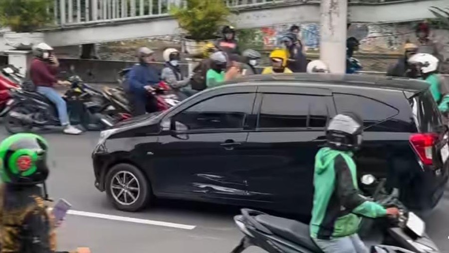 kecelakaan di Jakarta Pusat