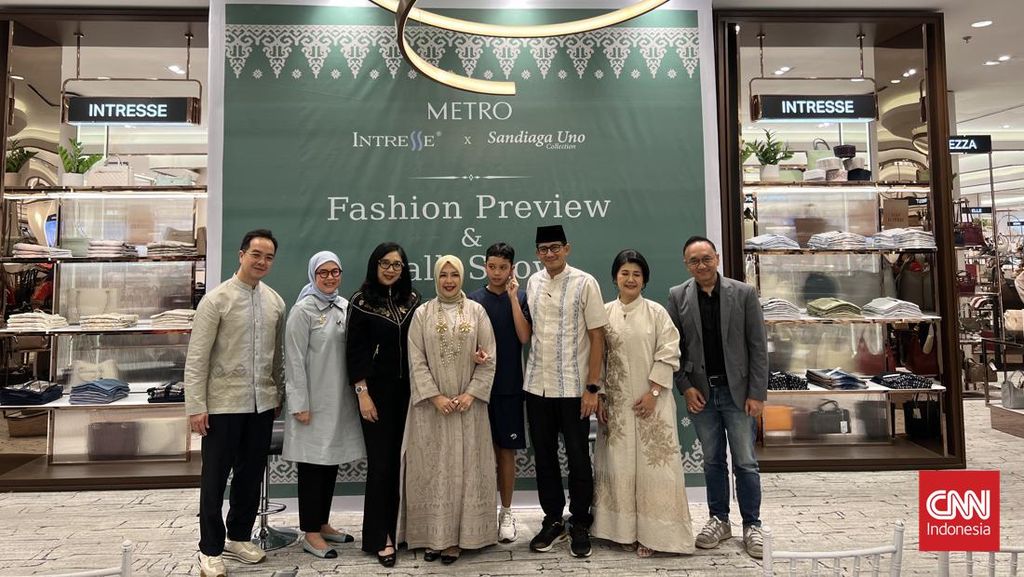 Koleksi Lebaran Intresse x Sandiaga Uno Diluncurkan di Metro PIM 1