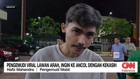VIDEO: Pengakuan Pengemudi Ugal-ugalan Lawan Arah di Jl Gunung Sahari