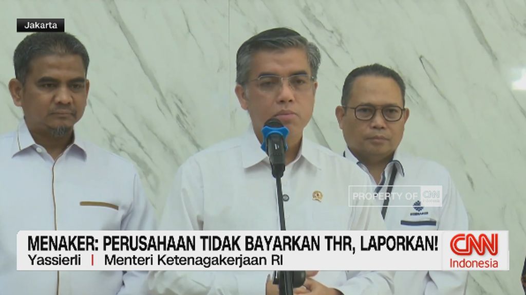 VIDEO: Menaker: Perusahaan Tidak Bayarkan THR, Laporkan!