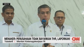 VIDEO: Menaker: Perusahaan Tidak Bayarkan THR, Laporkan!