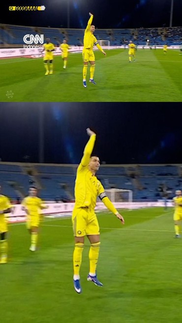 Aksi Gol dan Assist Ronaldo Bawa Al Nassr Jadi Nomor Satu