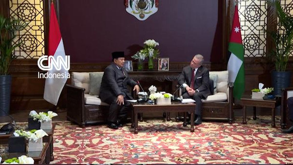 Momen Prabowo Dan Raja Yordania Bahas Palestina Sampai Peran Penting Ri