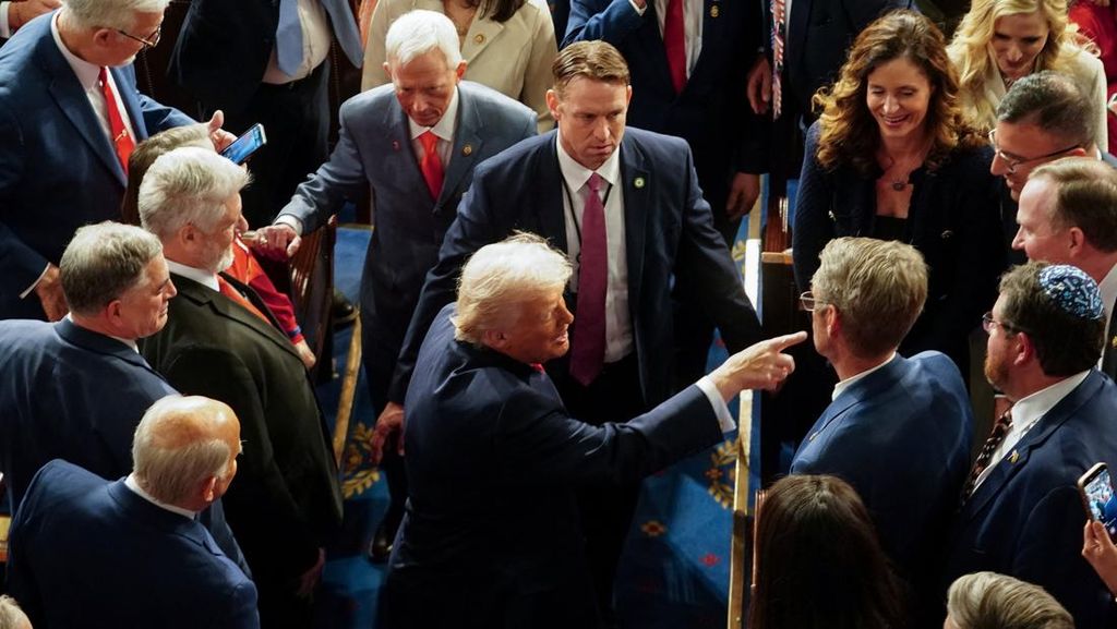 Diteriaki saat Pidato, Trump Minta 2 Anggota DPR Muslim Dideportasi