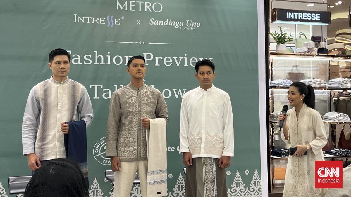 Koleksi Lebaran Intresse x Sandiaga Uno Angkat Wastra Riau yang Modern