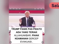 Cek Fakta: Benarkah Trump Panik karena Suara Takbir?
