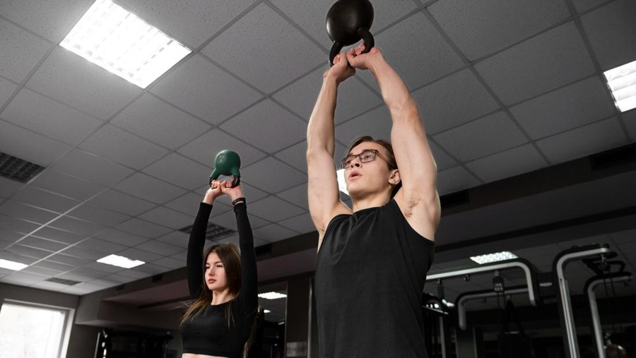 Ilustrasi olahraga fitness