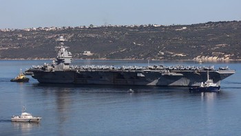 FOTO: Kapal Induk USS Gerald R Ford AS Berlayar Menuju Iran
