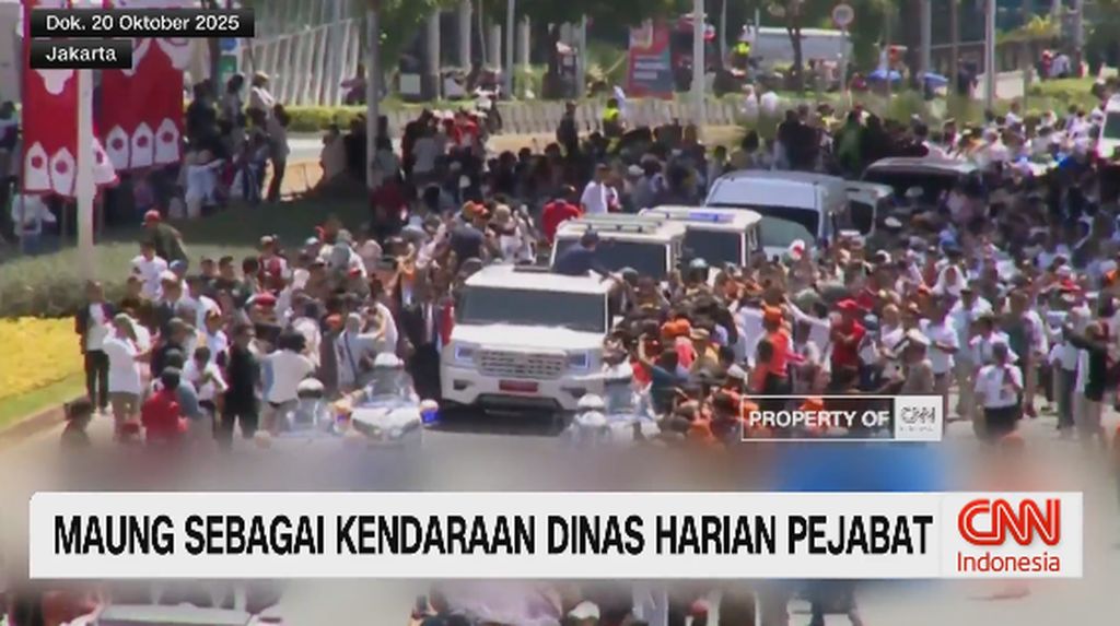 VIDEO: Garuda Limousine MV-3 Buatan Pindad Jadi Mobil Presiden