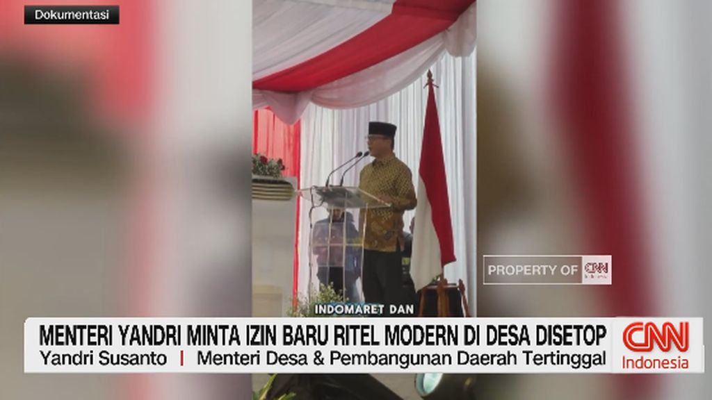 VIDEO: Menteri Yandri Minta Izin Baru Ritel Modern di Desa Disetop
