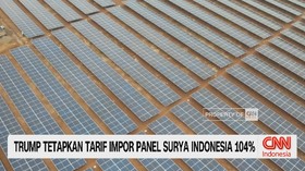 VIDEO: Trump Tetapkan Tarif Impor Panel Surya Indonesia 104%