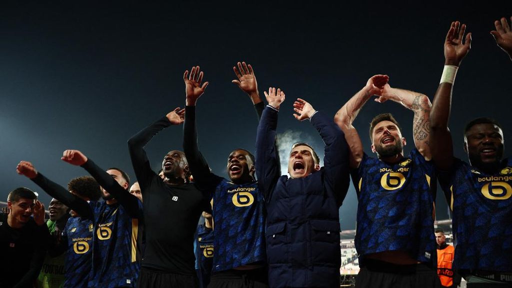 FOTO: Lille Bangkit dan Lolos ke 16 Besar Liga Europa