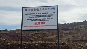 Satgas PKH Sita Tambang Ilegal Milik PT Mineral Trobos di Malut