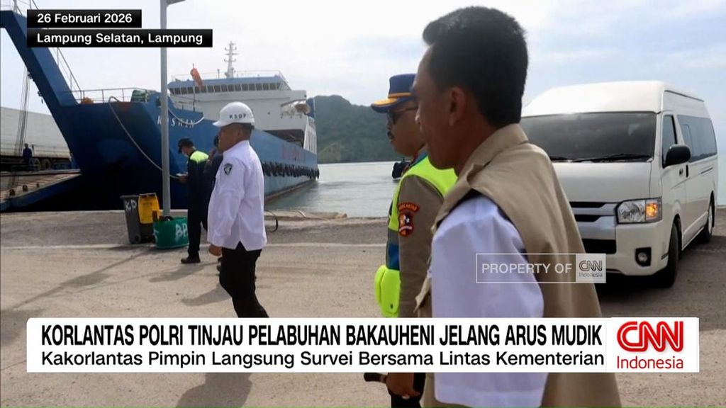 VIDEO: Korlantas Polri Tinjau Pelabuhan Bakauheni Jelang Arus Mudik