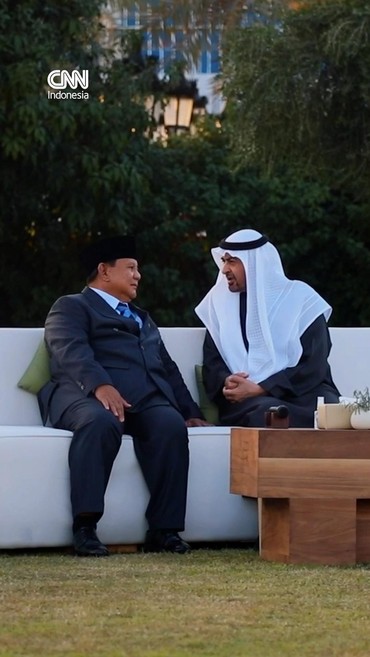 Pangeran MBZ-Prabowo Bukber di Istana Qasr Al Bahr Abu Dhabi