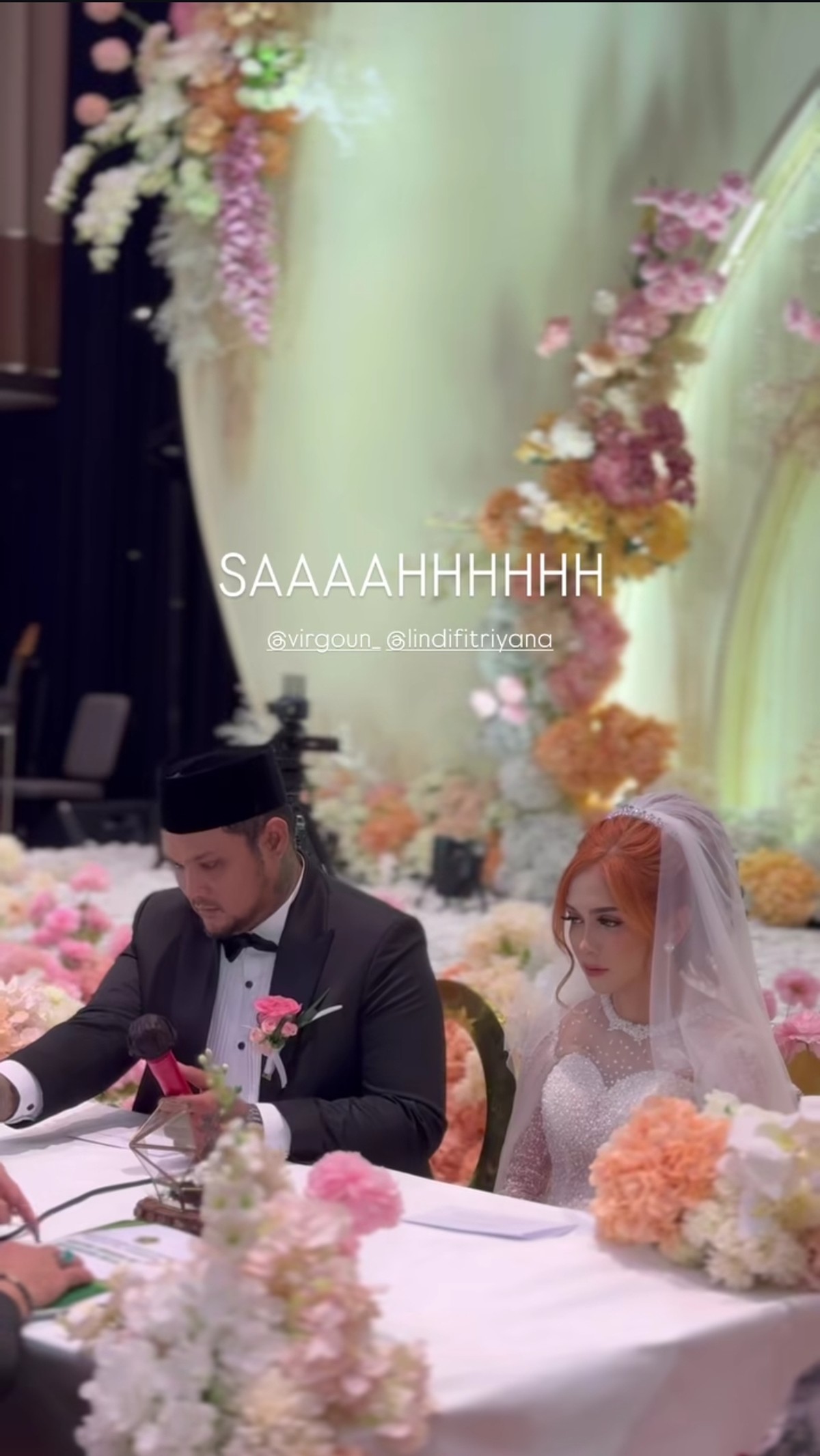 Virgoun menikah dengan Lindi Fitriyana&period;