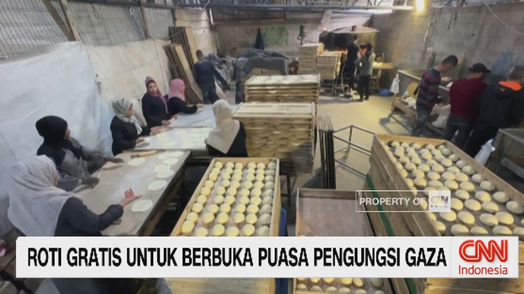 VIDEO: Roti Gratis Untuk Berbuka Puasa Pengungsi Gaza