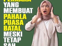 Deretan Perkara yang Buat Pahala Puasa Batal Walau Tetap Sah