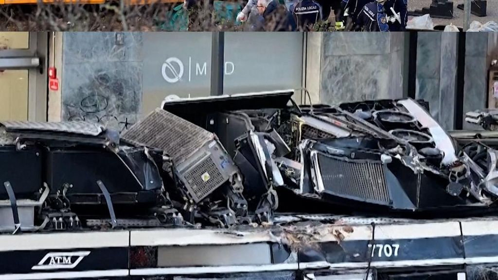 Trem Tergelincir di Milan, 2 Orang Tewas dan 40 Lainnya Luka-luka