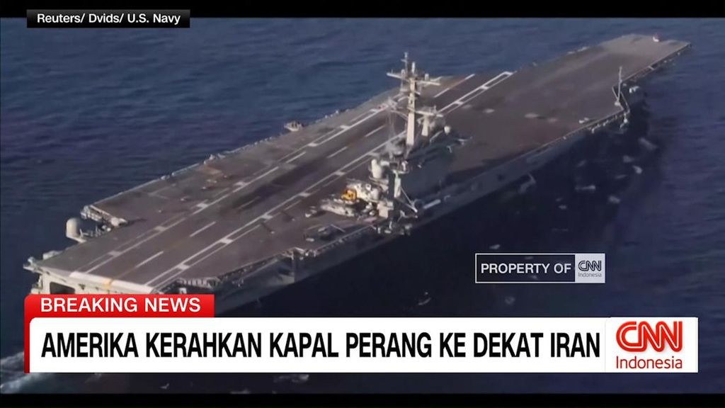 VIDEO: Amerika Kerahkan Kapal Perang ke Dekat Iran