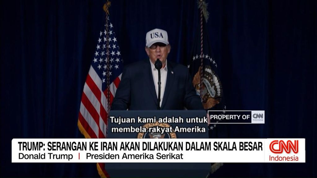 VIDEO: Trump:Serangan ke Iran Akan Dilakukan dalam Skala Besar