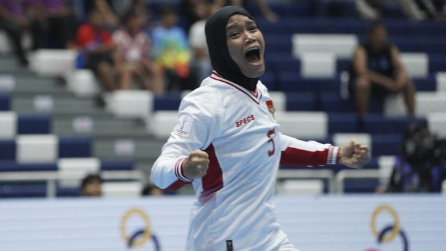 Gol cantik pemain Timnas Futsal Putri Indonesia Dhea Febrina Bangun ke gawang Australia di semifinal Piala AFF Wanita 2026 mendapat pujian dari Evan Soumilena.