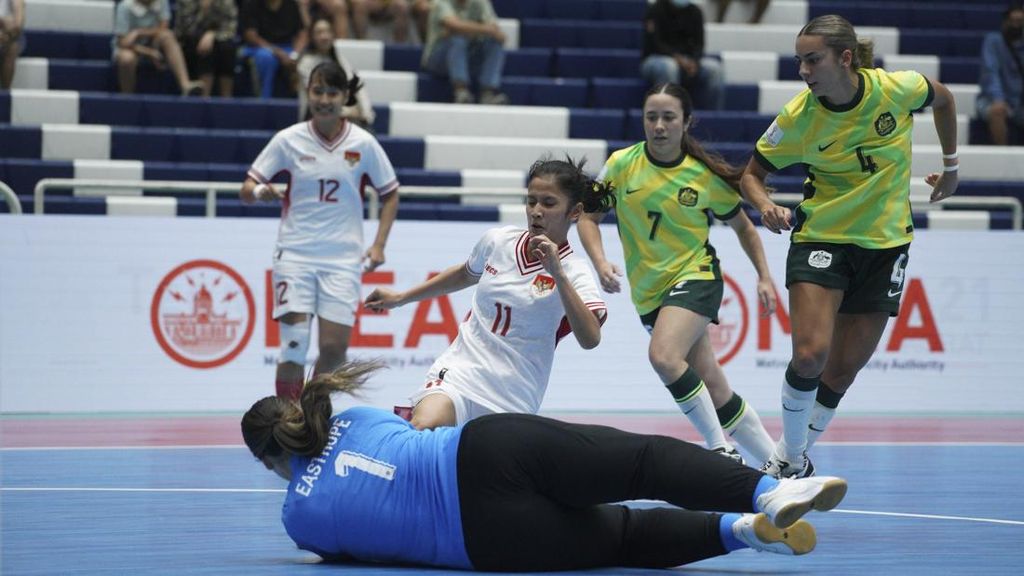 Hasil Piala AFF Futsal Wanita: Indonesia Kalah Dramatis dari Australia