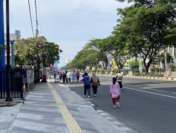 CFD Depok Sepi saat Ramadan, Warga: Jadi Lebih Leluasa Olahraga