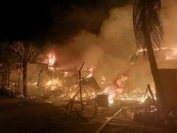 37 Rumah di Polman Terbakar gegara Kompor Lupa Dimatikan, 1 Lansia Tewas