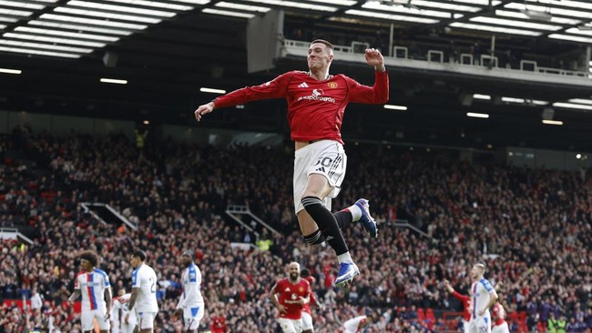 Benjamin Sesko kembali unjuk ketajaman saat Manchester United comeback mengalahkan Crystal Palace 2-1 pada pekan ke-28 Liga Inggris.