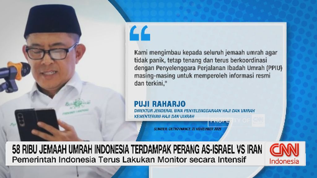 VIDEO: Ribuan Jemaah Umrah Indonesia Terdampak AS-Israel Vs Iran