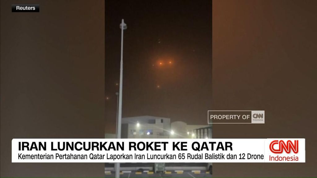 VIDEO: Iran Balas Serang Negara-Negara Timur Tengah