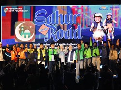 Diikuti Ribuan Driver, Walkot Agung Sahur On The Road-Dengar Masukan Ojol di Pekanbaru