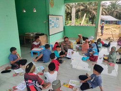 Sosok Aipda Mariono, Polisi Penggerak Pendidikan di Pedalaman Riau