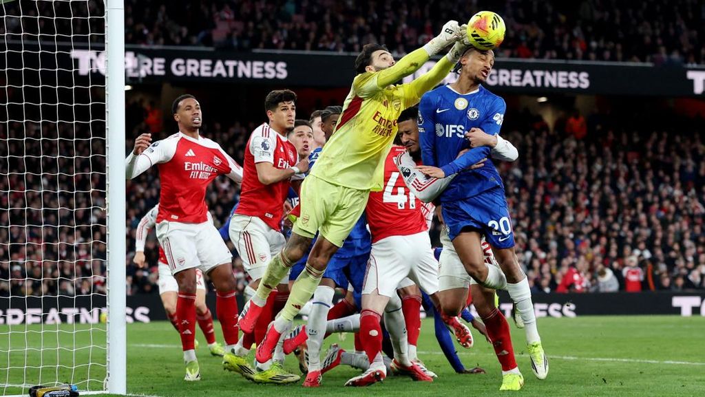 Aksi 'Gila' David Raya Warnai Kemenangan Arsenal atas Chelsea