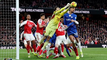 Sorotan Dunia Olahraga CNN Sport : Aksi 'Gila' David Raya Warnai Kemenangan Arsenal atas Chelsea