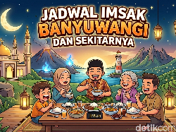 Jadwal Imsak Banyuwangi dan Sekitarnya Selasa 3 Maret 2026