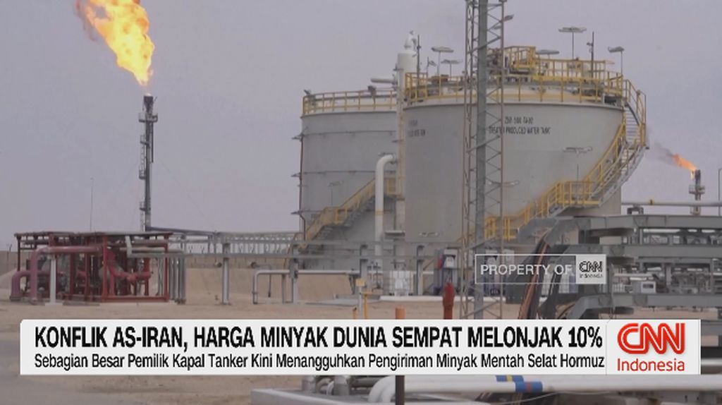 VIDEO: Konflik AS-Iran, Harga Minyak Dunia Sempat Melonjak 10%
