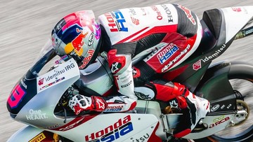 Update Eksklusif Olahraga CNN : Reaksi Veda Ega setelah Cetak Sejarah Finis Ke-5 di Moto3 Thailand