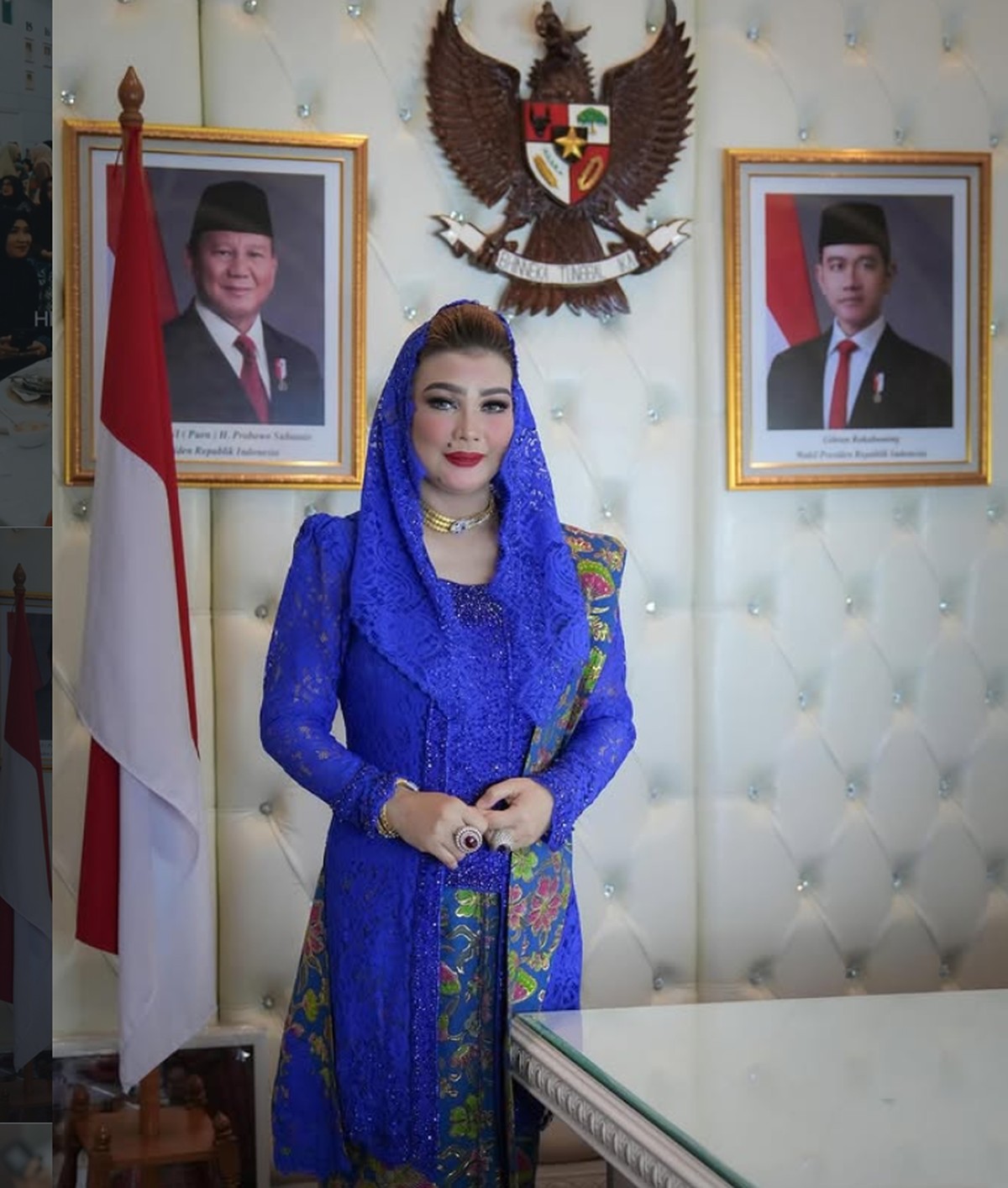 Sarifah Suraidah Abidien Harum&comma; gaya istri dari Gubernur Kalimantan Timur sedang jadi sorotan publik&period;