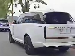 Viral Mobil Dinas Range Rover Putih KT 1 Melintas di Jalan Kaltim, Ini Faktanya