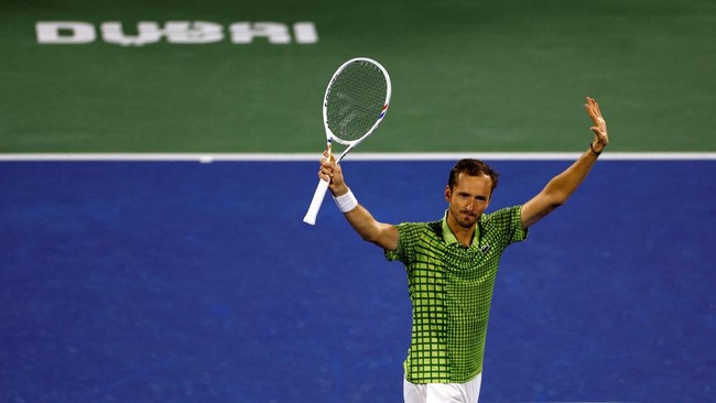 Kehadiran Daniil Medvedev dalam Indian Wells Open 2026 mash jadi tanda tanya setelah tertahan di Dubai, Uni Emirat Arab, akibat serangan Iran.