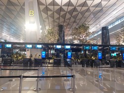 Imbas Perang AS-Iran, Terminal 3 Bandara Soekarno Hatta Sepi Penumpang