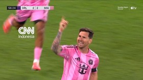 Tendangan Bebas Indah Messi Bantu Inter Miami Hajar Orlando City