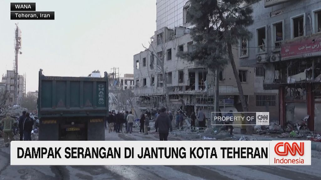 VIDEO: Dampak Serangan di Jantung Kota Teheran