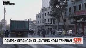 VIDEO: Dampak Serangan di Jantung Kota Teheran
