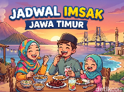Jadwal Imsak Jawa Timur Rabu 4 Maret 2026