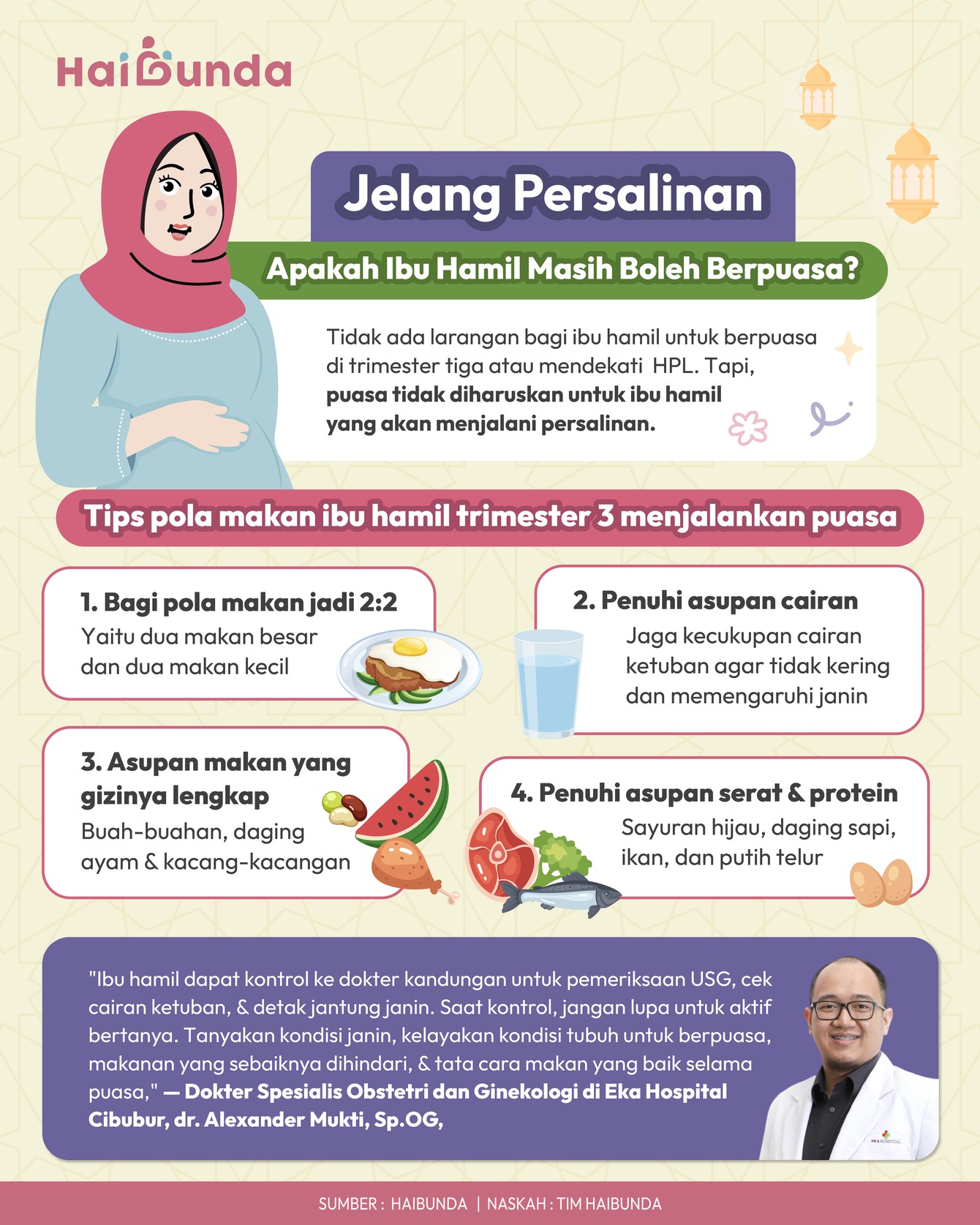 Jelang Persalinan&comma; Apakah Ibu Hamil Masih Boleh Berpuasa&quest;