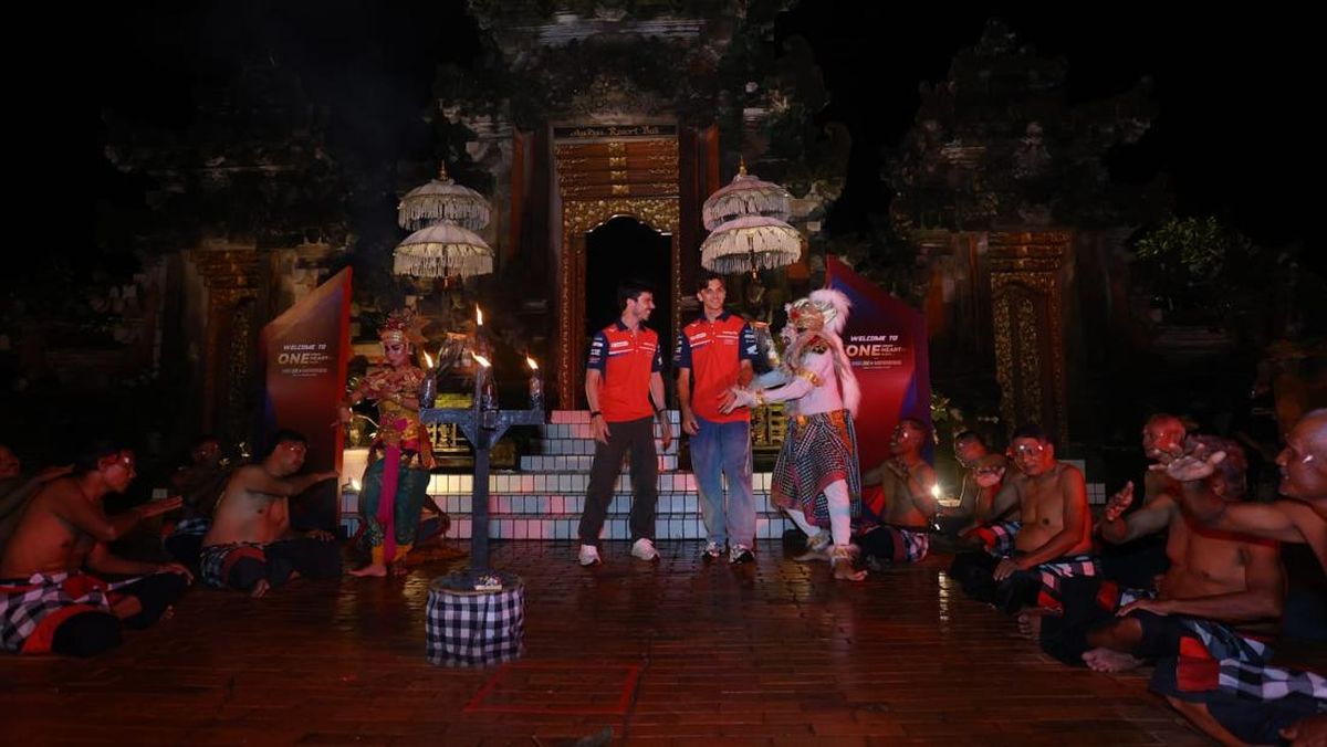 Joan Mir dan Luca Marini Nikmati Liburan Bareng Bikers Honda di Bali