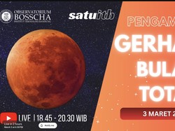 Gerhana Bulan Total 3 Maret 2026 alias Blood Moon, Bisa Dilihat Live di 2 Kanal Ini!